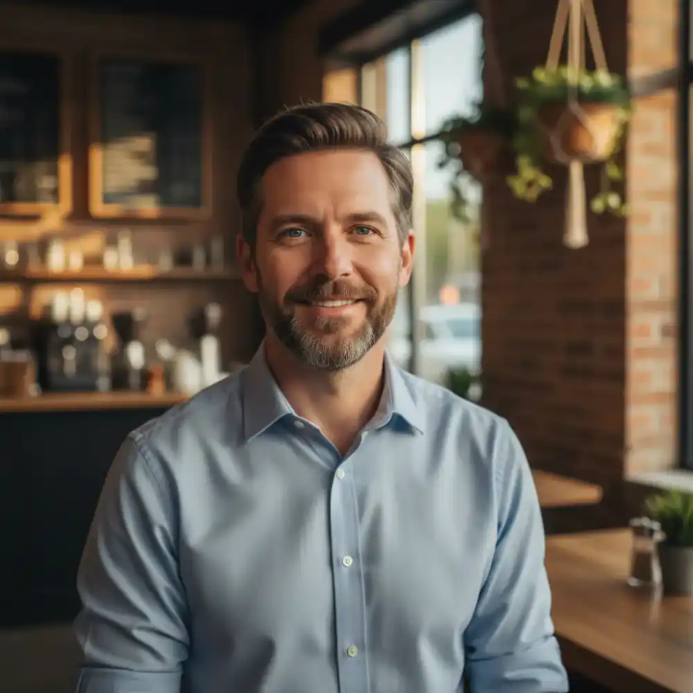 Portrait of customer Marcus